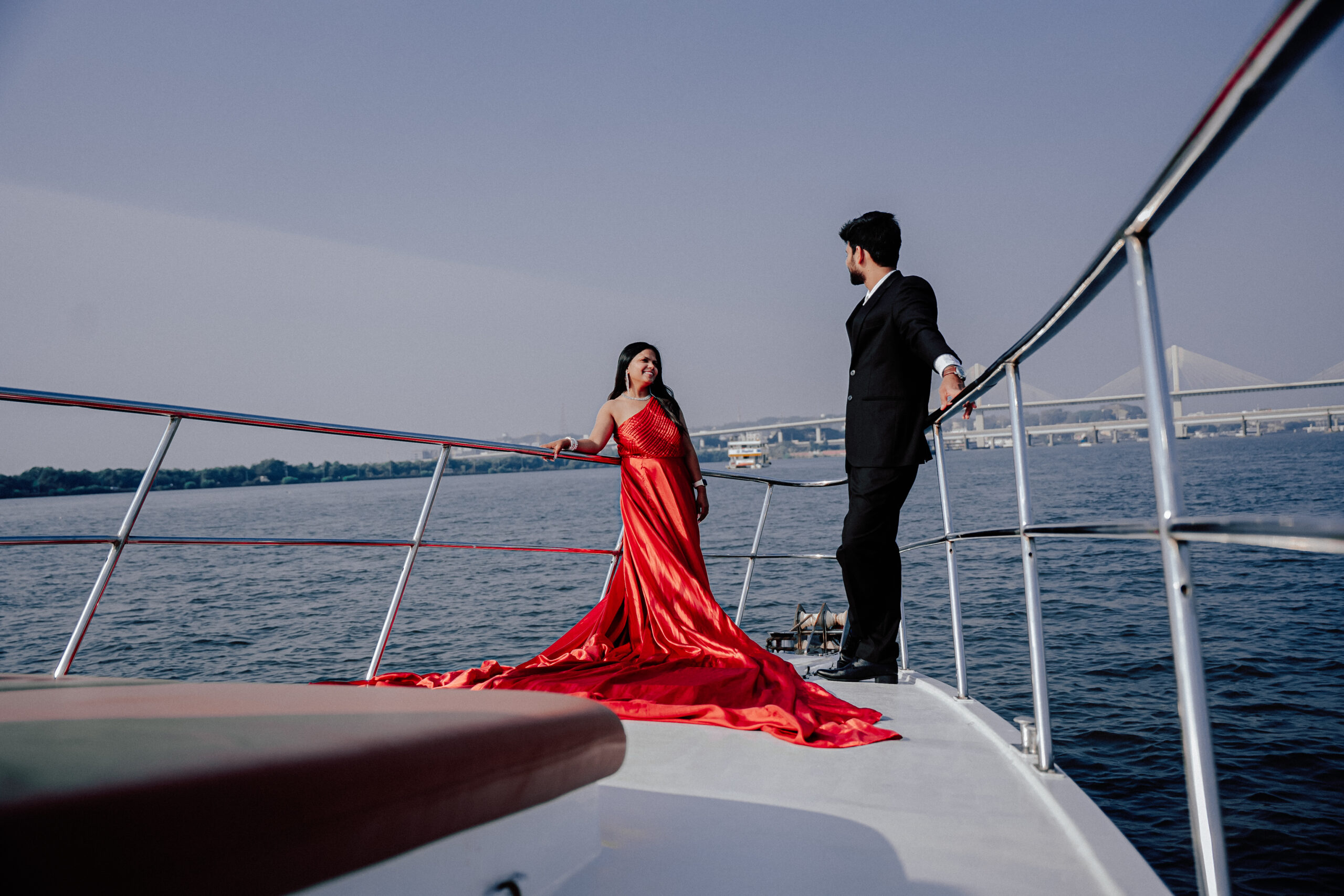 Couple shoot showcasing best pre wedding packages Bangalore by Clicktech Productions